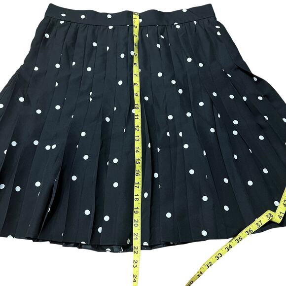 Ann Taylor Knife Pleat Polka Dot Skirt Size 12 NWT - Picture 6 of 7